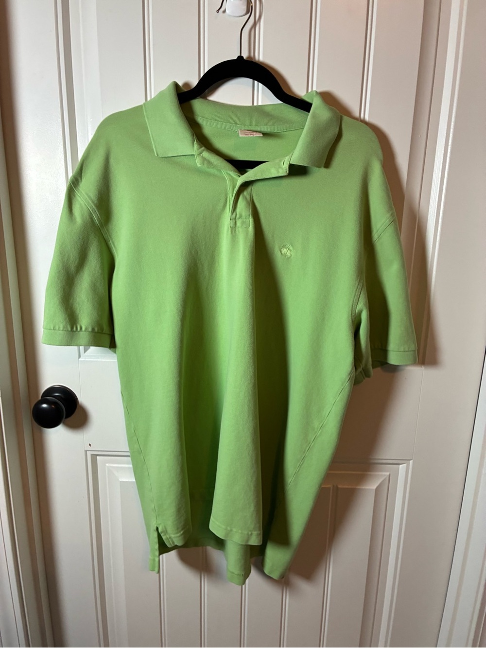 Brooks Brothers Lime Green Short-Sleeve Polo Size Large